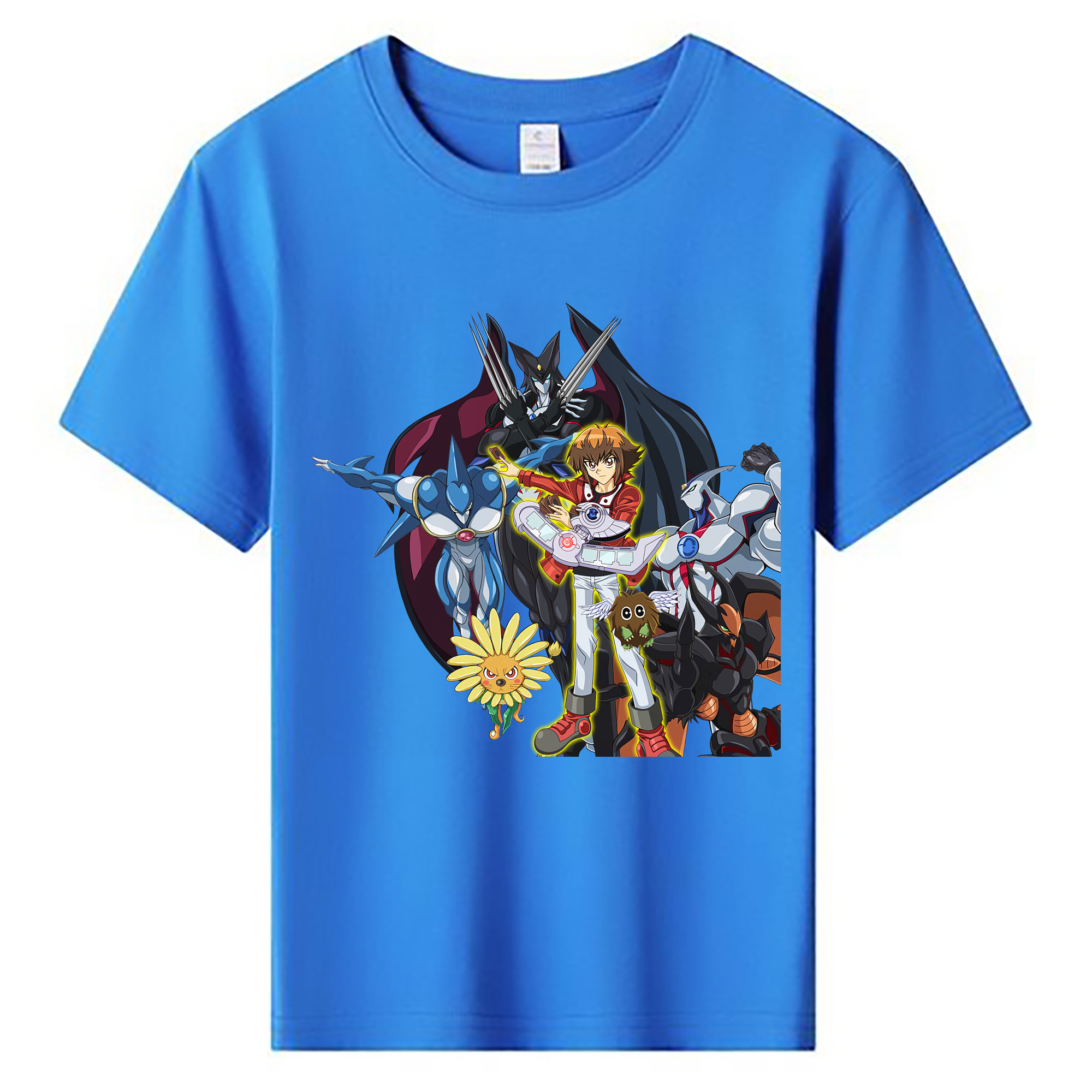 （画像用） 遊☆戯☆王 Yu-Gi-Oh! 綿100％キッズTシャツ（フロントプリント）